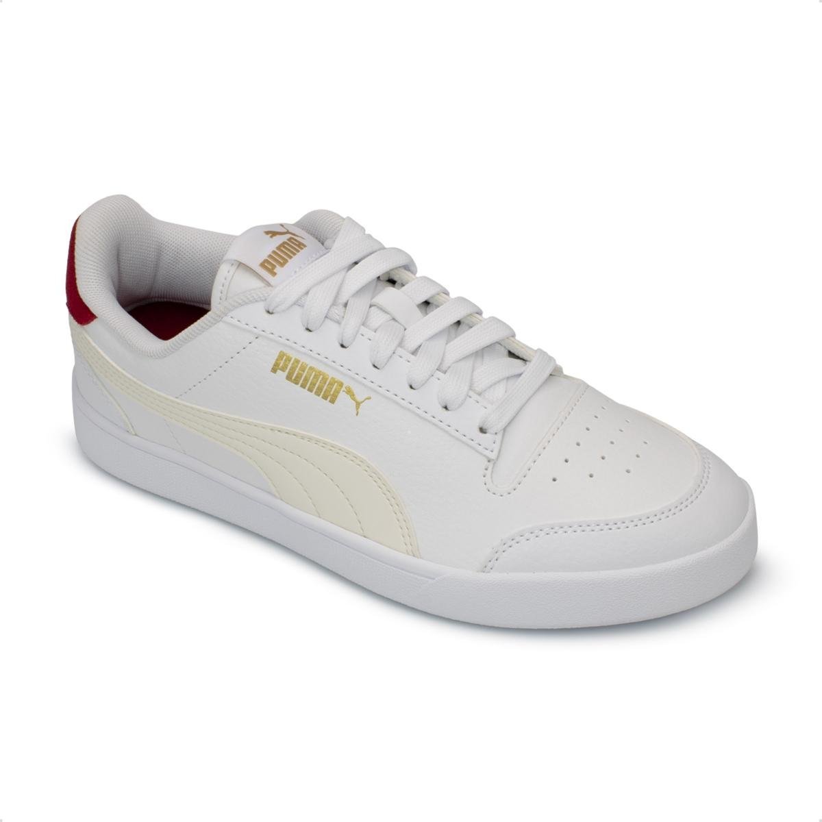 TÊNIS PUMA SHUFFLE BDP 382141 Branco/Vermelho 2