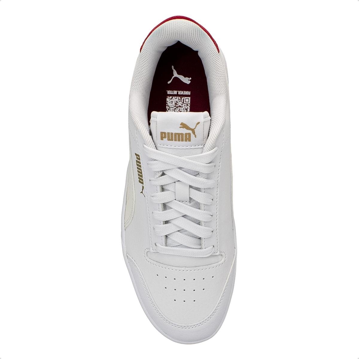 TÊNIS PUMA SHUFFLE BDP 382141 Branco/Vermelho 3