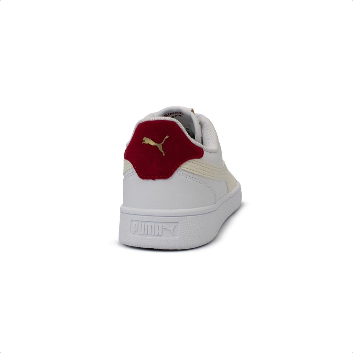 TÊNIS PUMA SHUFFLE BDP 382141 Branco/Vermelho 4
