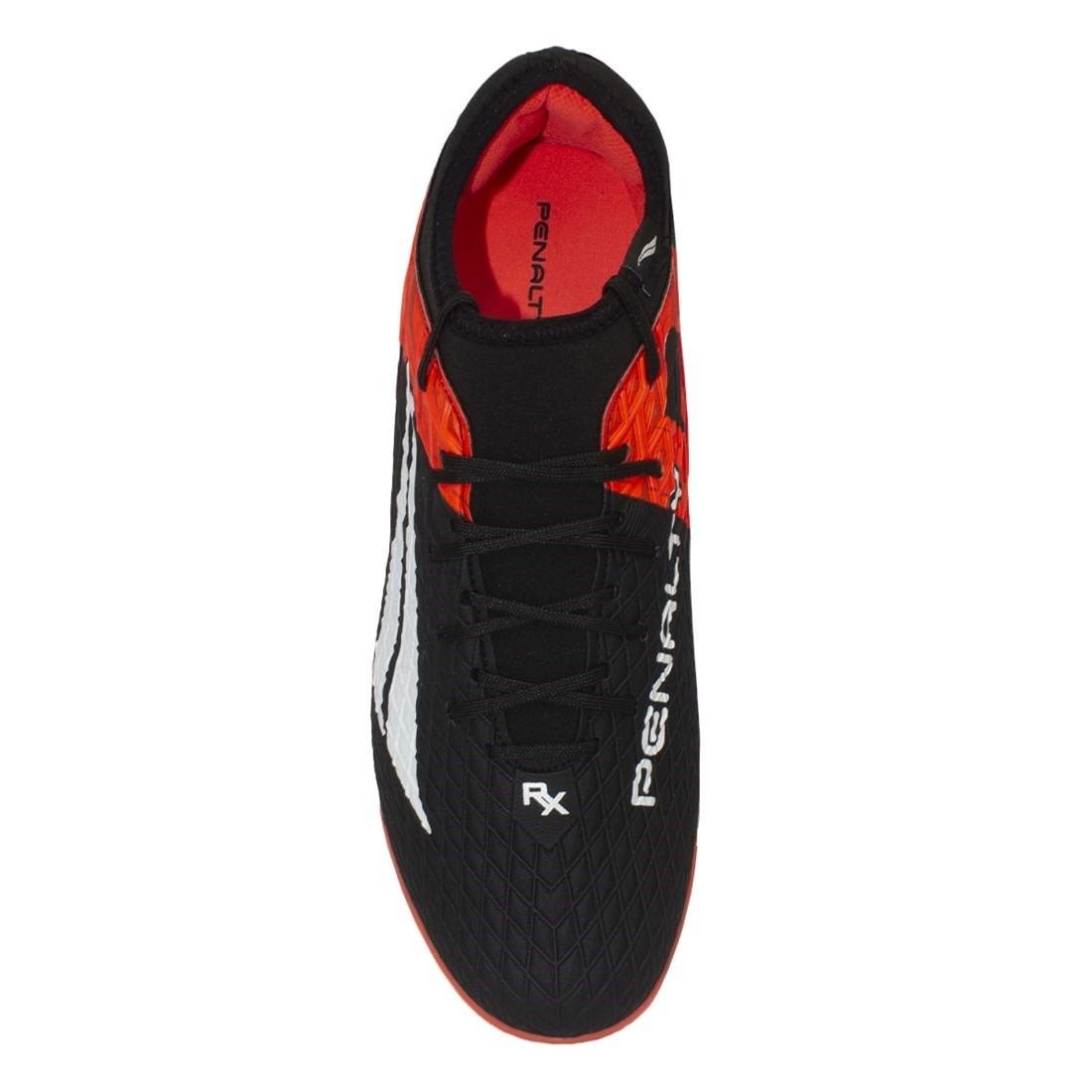 Chuteira Society Penalty Rx Locker Y-3 Preto/Laranja 3