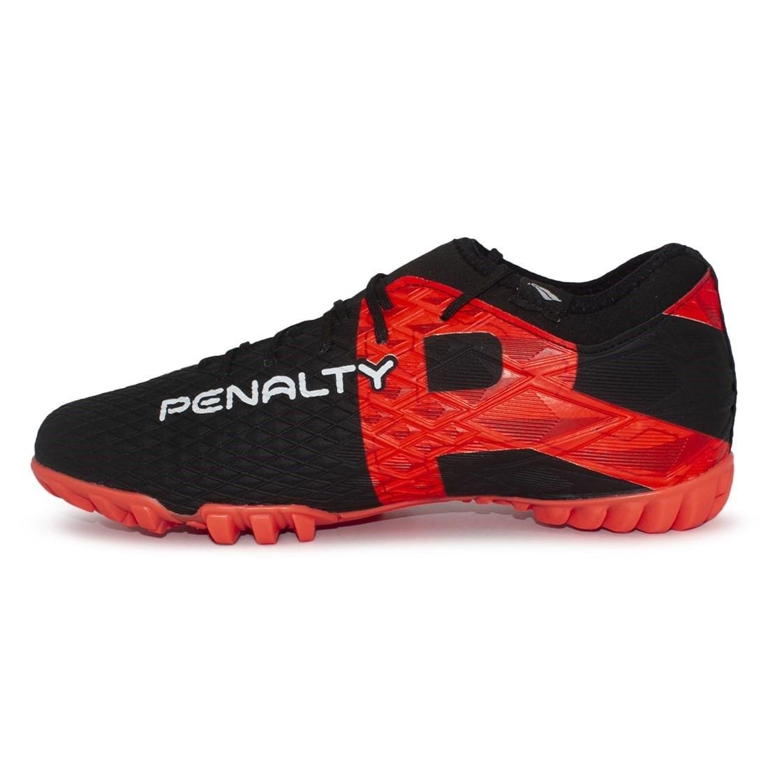 Chuteira Society Penalty Rx Locker Y-3 Preto/Laranja 4