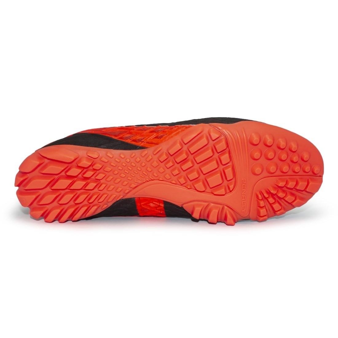 Chuteira Society Penalty Rx Locker Y-3 Preto/Laranja 6