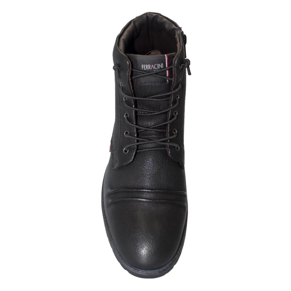 Bota de Couro Ferracini Masculina Bagdá 9622-665 Preto 3