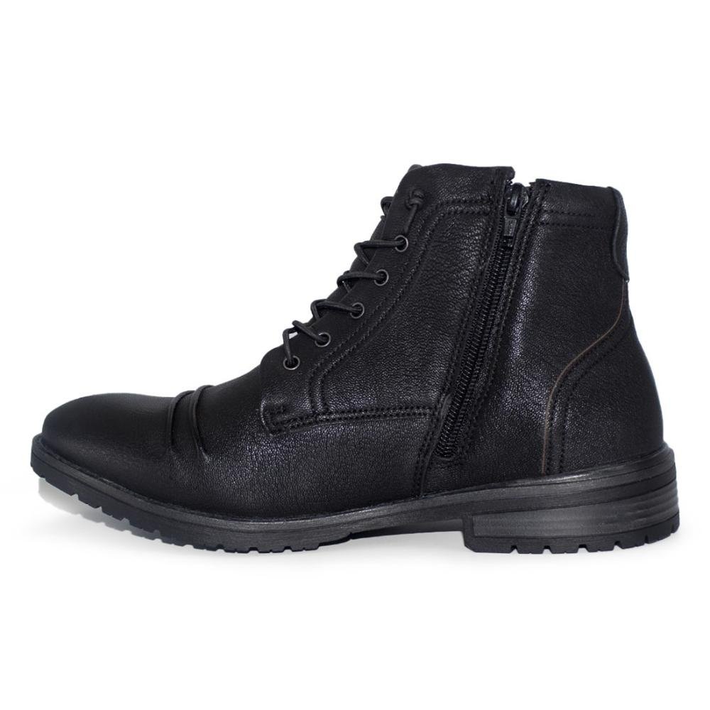 Bota de Couro Ferracini Masculina Bagdá 9622-665 Preto 4