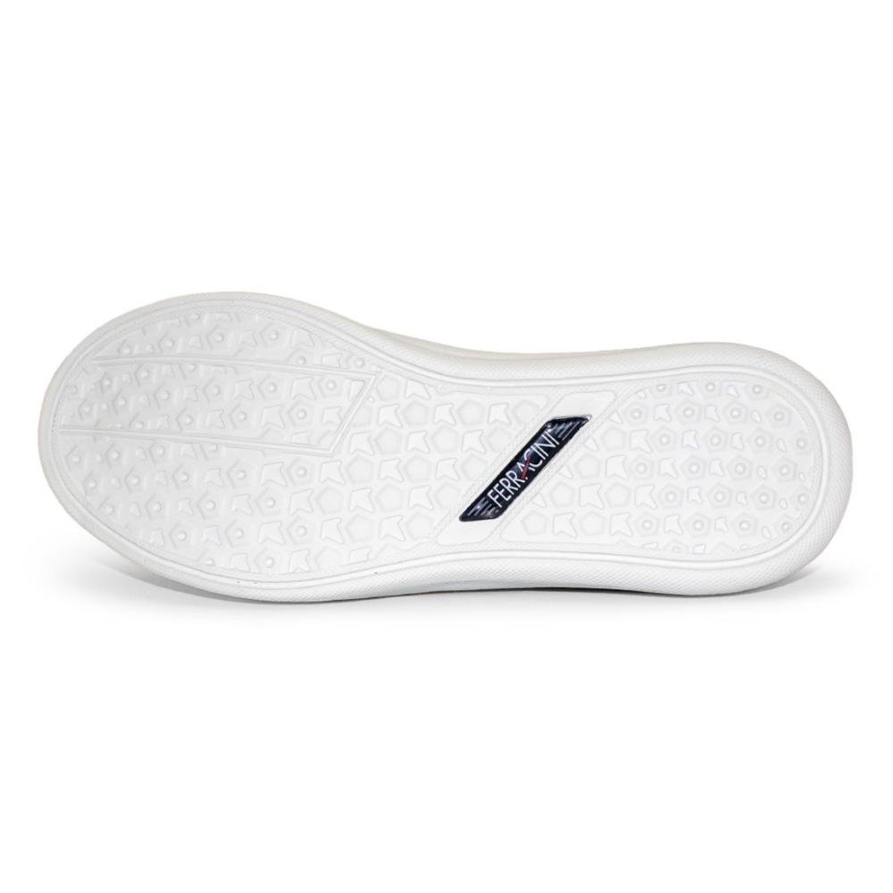 Sapatênis de Couro Ferracini Masculino Marvin 7316-683 Bege 6