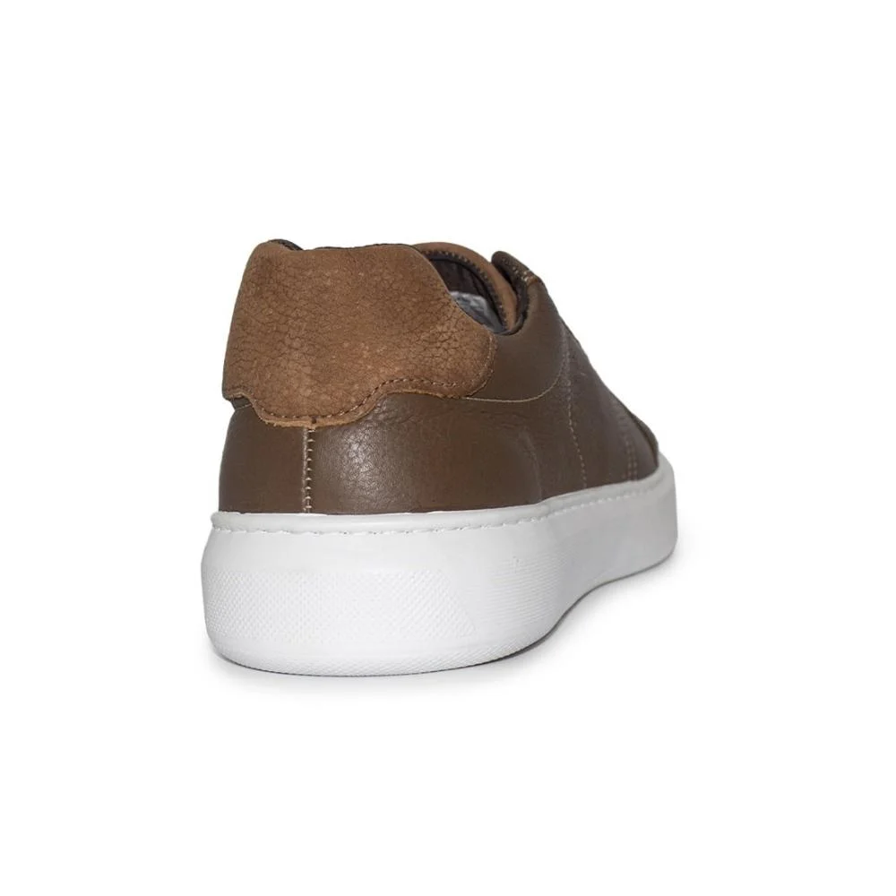 Sapatênis de Couro Ferracini Masculino Marvin 7316-683 Marrom 4