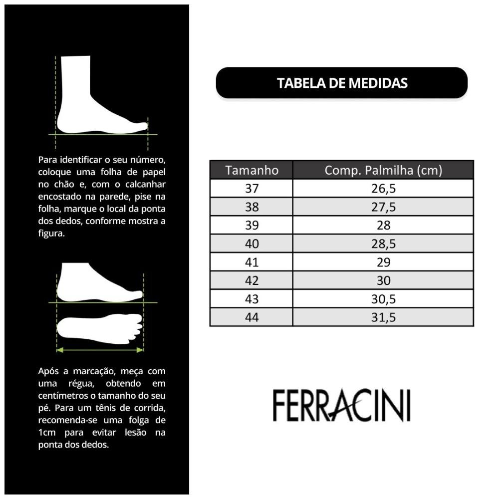 Sapatênis de Couro Ferracini Masculino Marvin 7316-683 Marrom 7