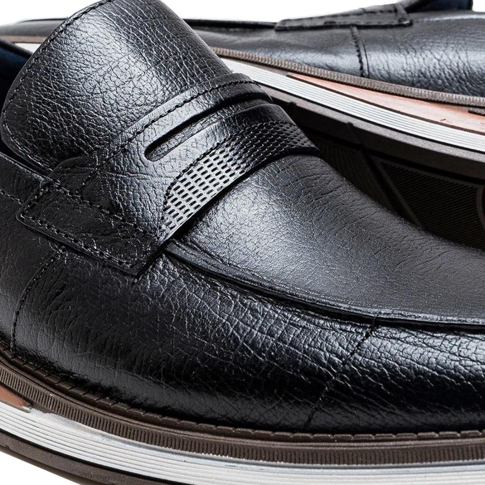 Sapato Social De Couro Democrata Metropolitan Type 272103 Multicores 3