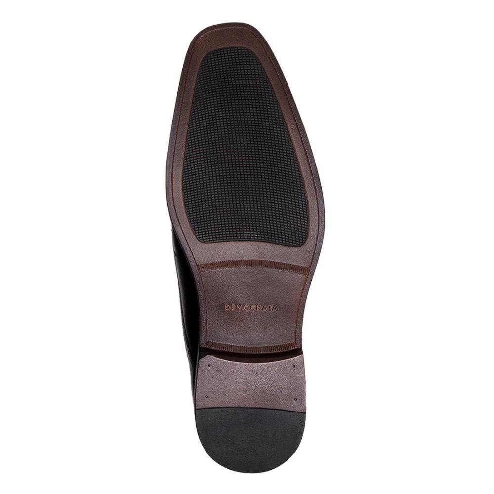 Sapato Social De Couro Democrata Metropolitan Vega 055201 Preto 4