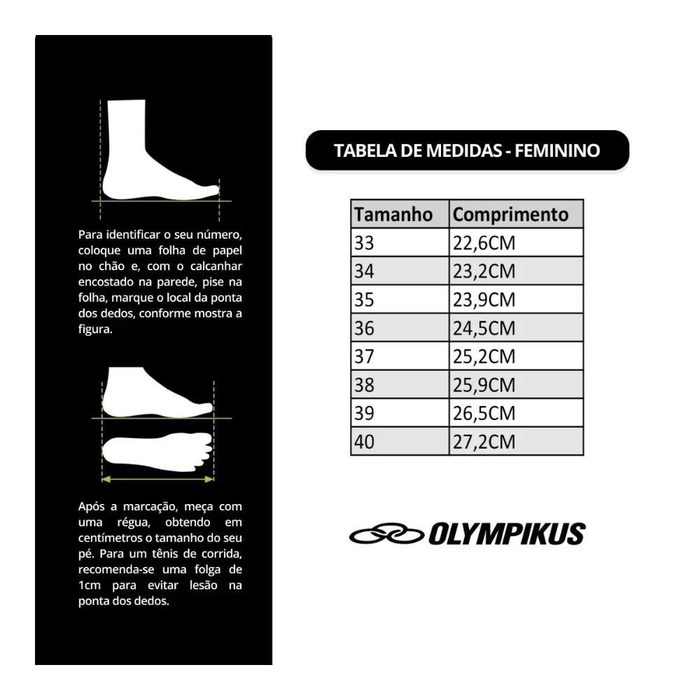 Tênis Olympikus Feminino Acqua Corrida Preto/Cinza 6