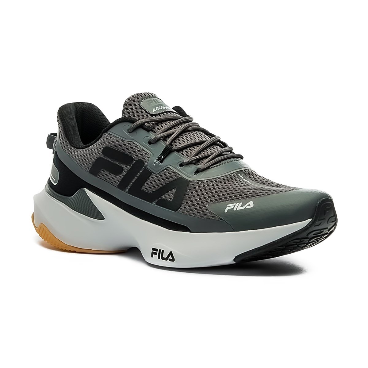 Tênis Fila Masculino Recovery Corrida Cinza 2