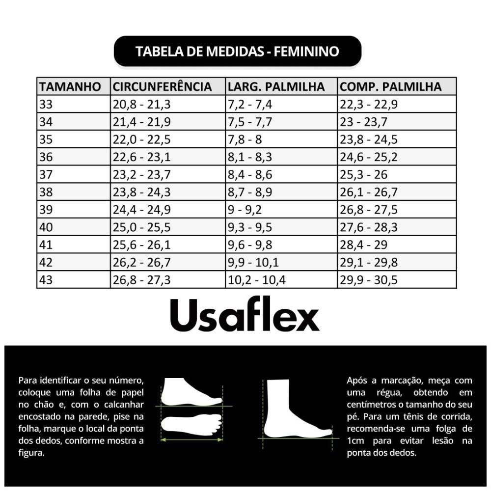 Sapatilha Usaflex Feminina Bloco Joanetes MM0104 Bege 6