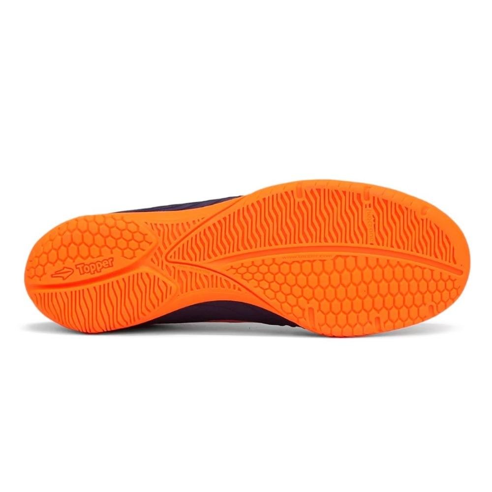 Chuteira Futsal Topper Drible VI Azul 5