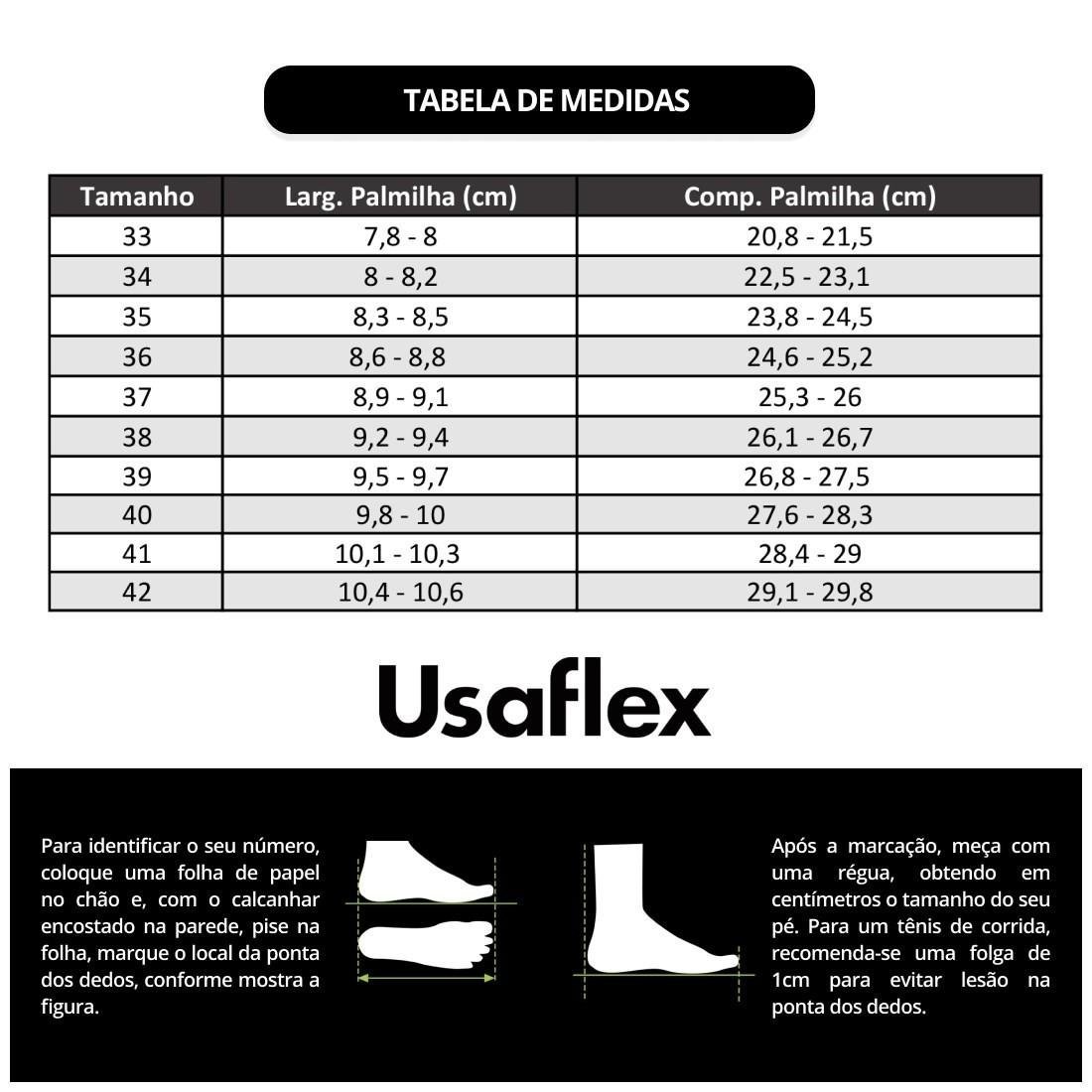 Tamanco Usaflex Feminino Salto Bloco Couro Enfeite Casual MM1701 Preto 6