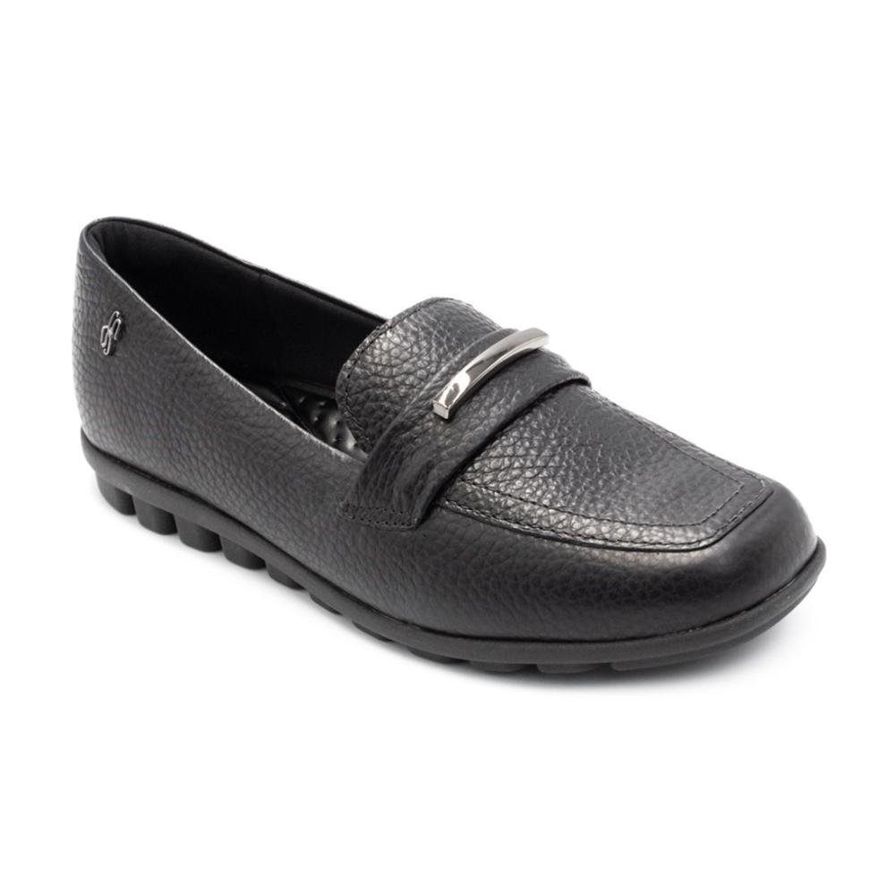 Loafer Usaflex Feminino Em Couro Casual AL3404 Branco 2