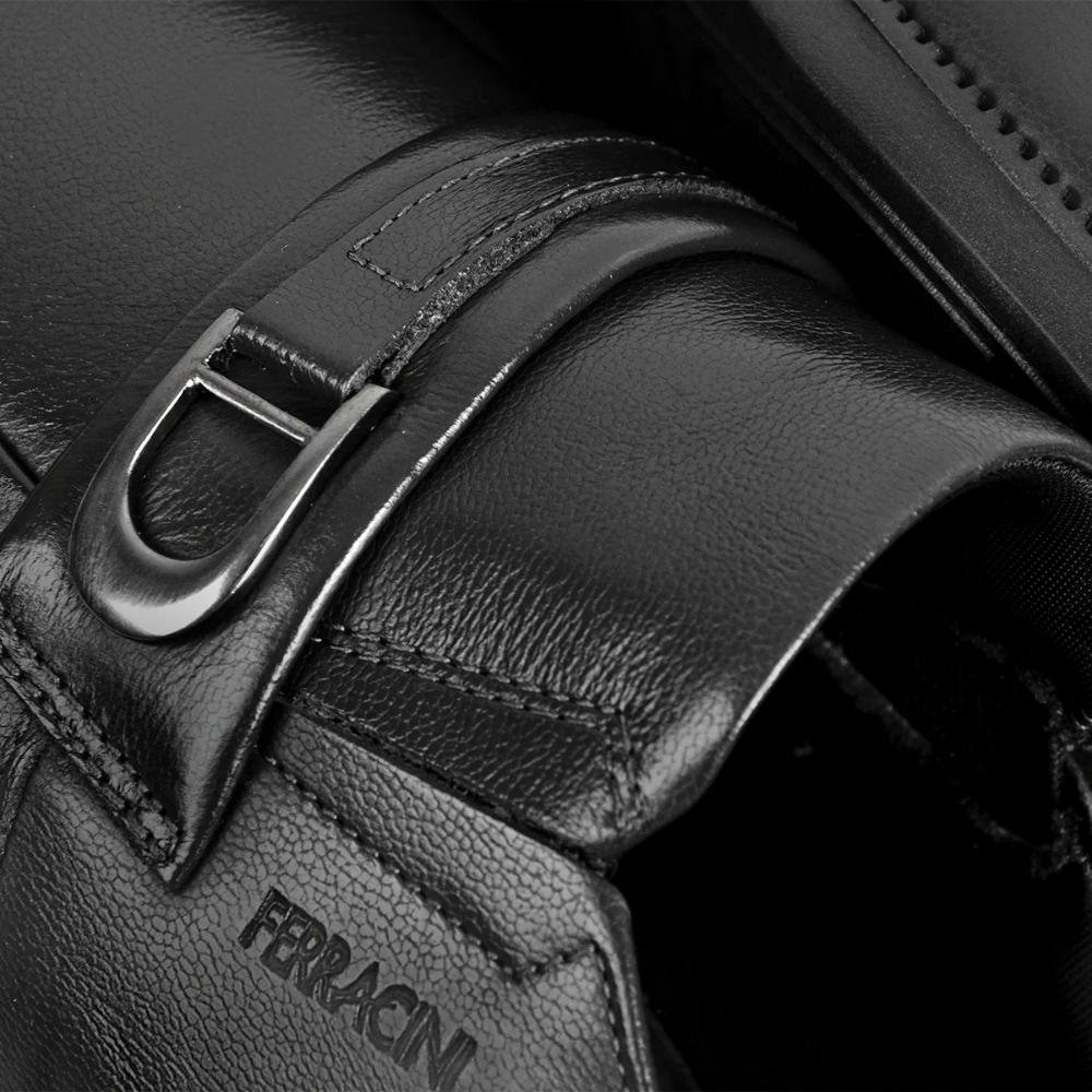 Sapato de Couro Ferracini Masculino Concept Fly 6527-691 Preto 4