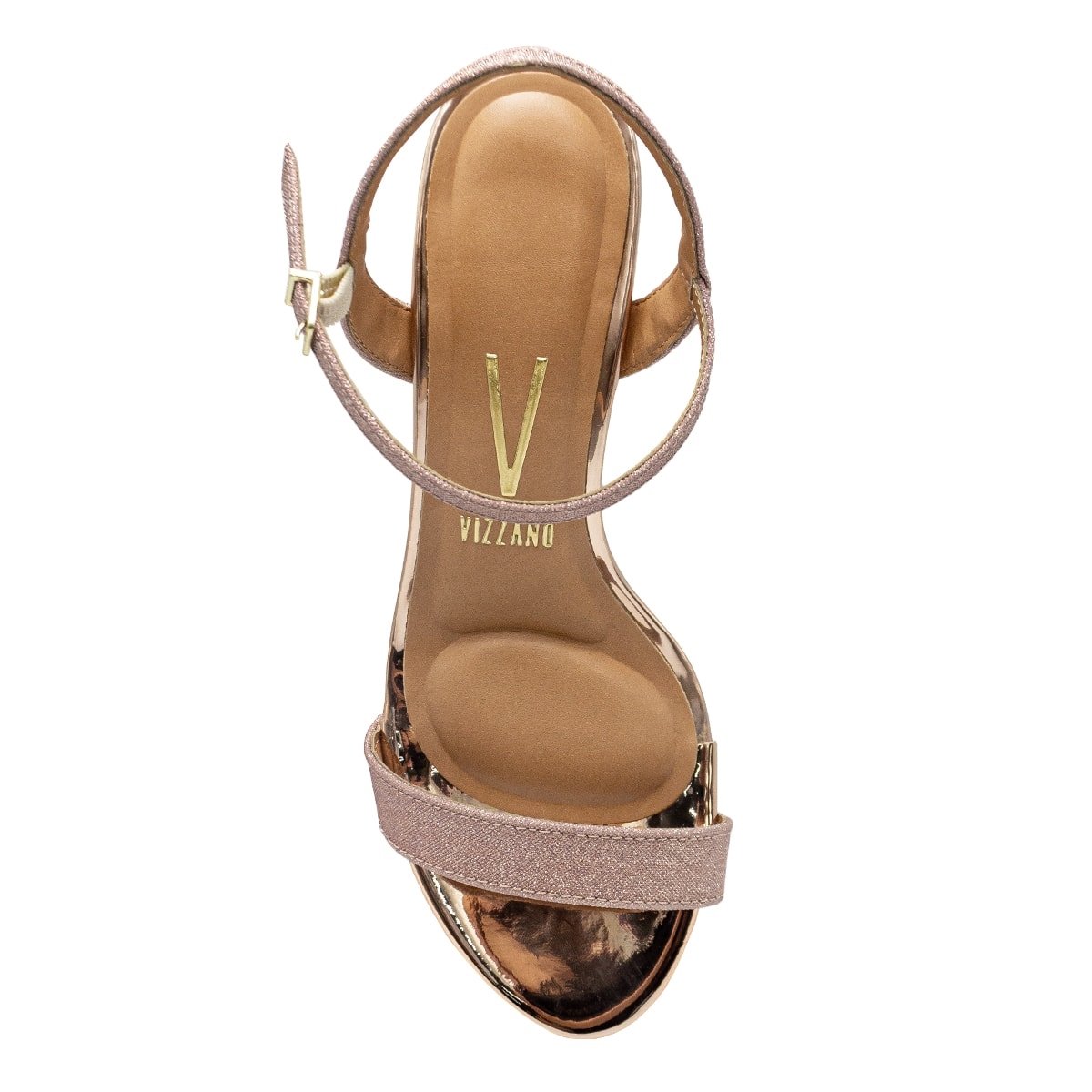 Sandália Vizzano Feminina Pelica Salto Bloco Metalizada Casual 6291.900 Rosa 3