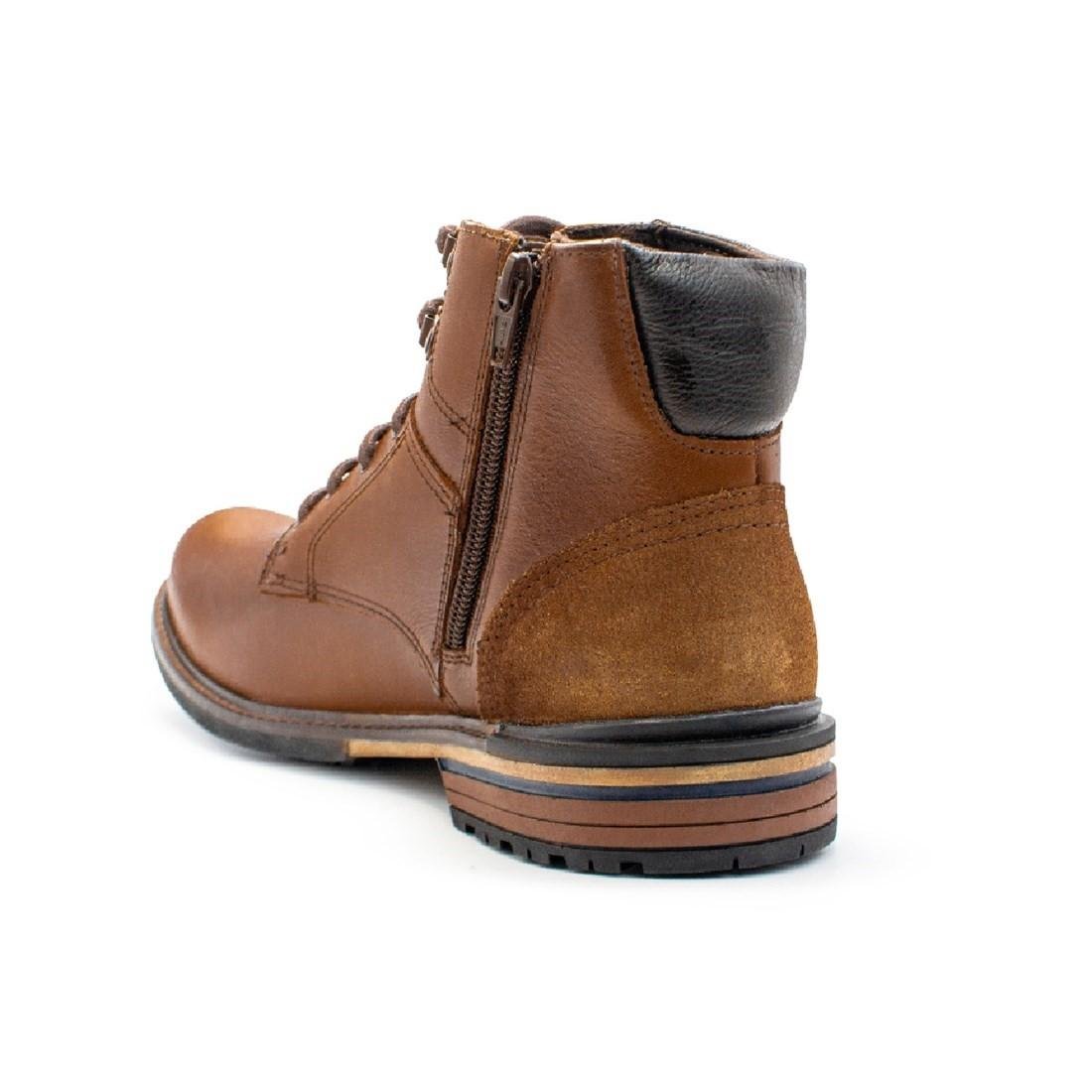 Bota de Couro Ferracini Masculina Commander 8607-670 Marrom 4