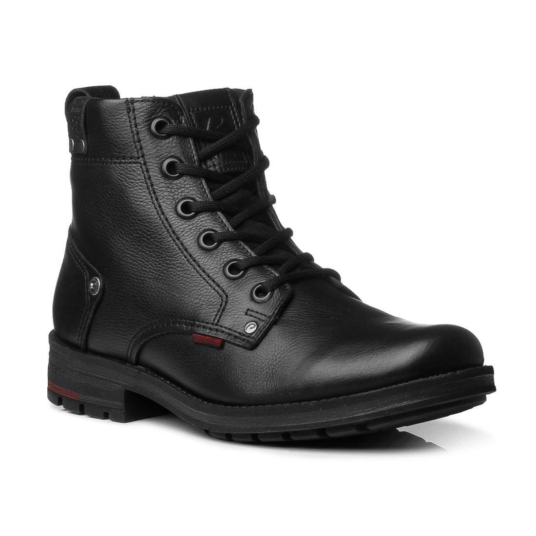 Bota Pegada Masculina Couro 181305 Preto 2