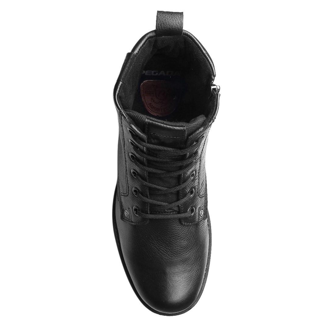 Bota Pegada Masculina Couro 181305 Preto 3