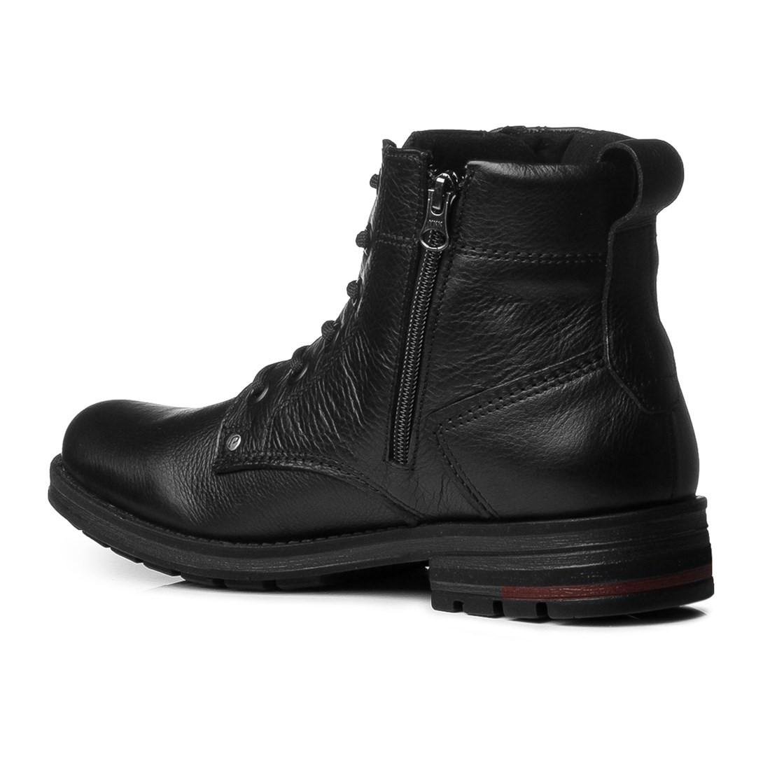 Bota Pegada Masculina Couro 181305 Preto 4