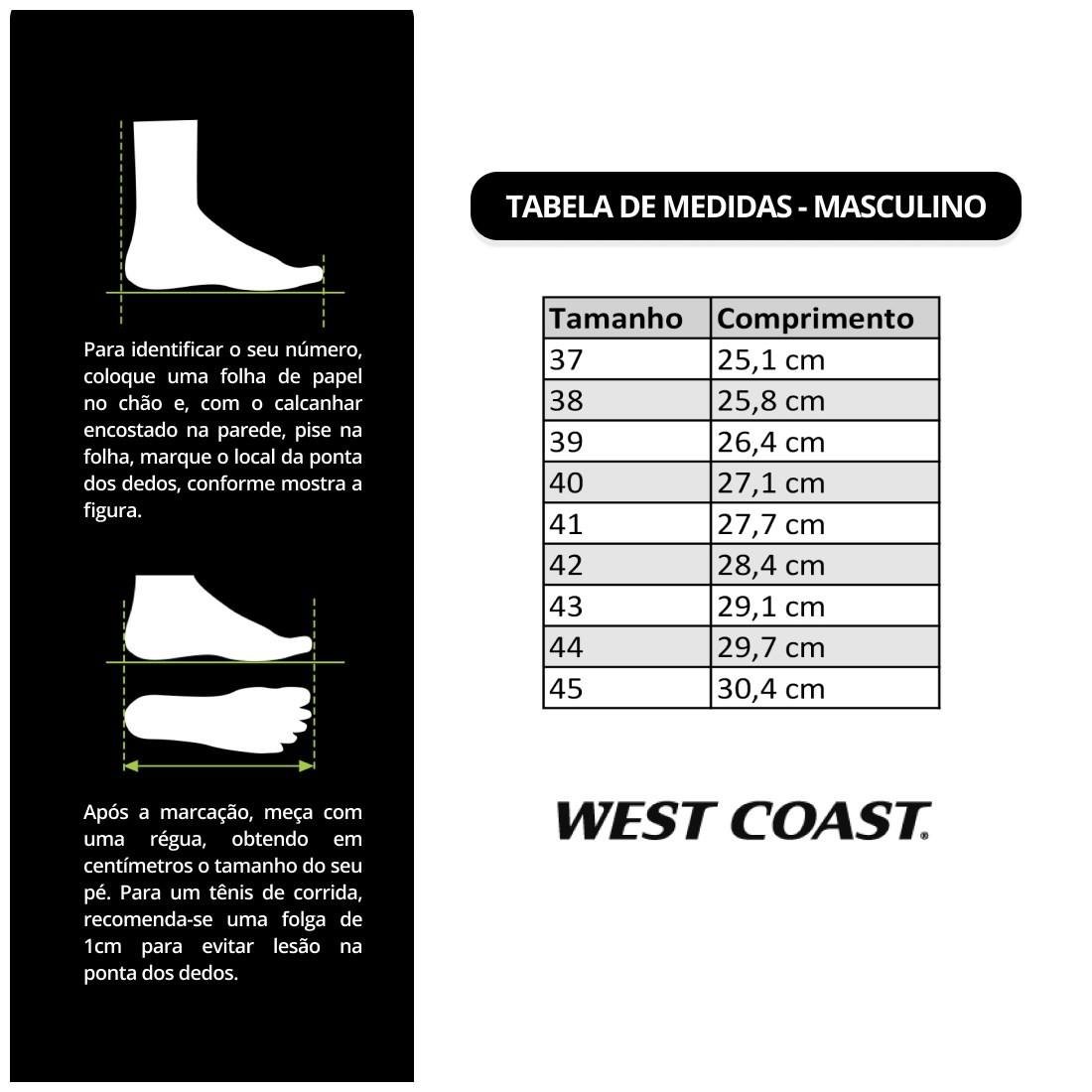 Tênis West Coast Masculino WC 44 Azul 6