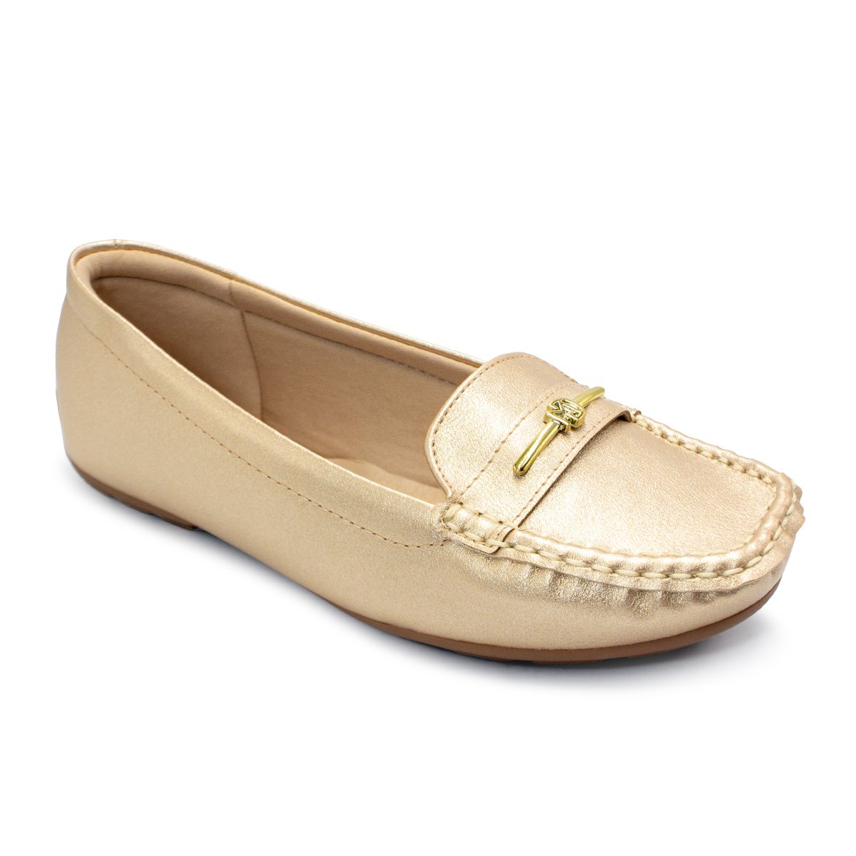 Mocassim Modare Feminino Metalizado Viena 7035.655 2