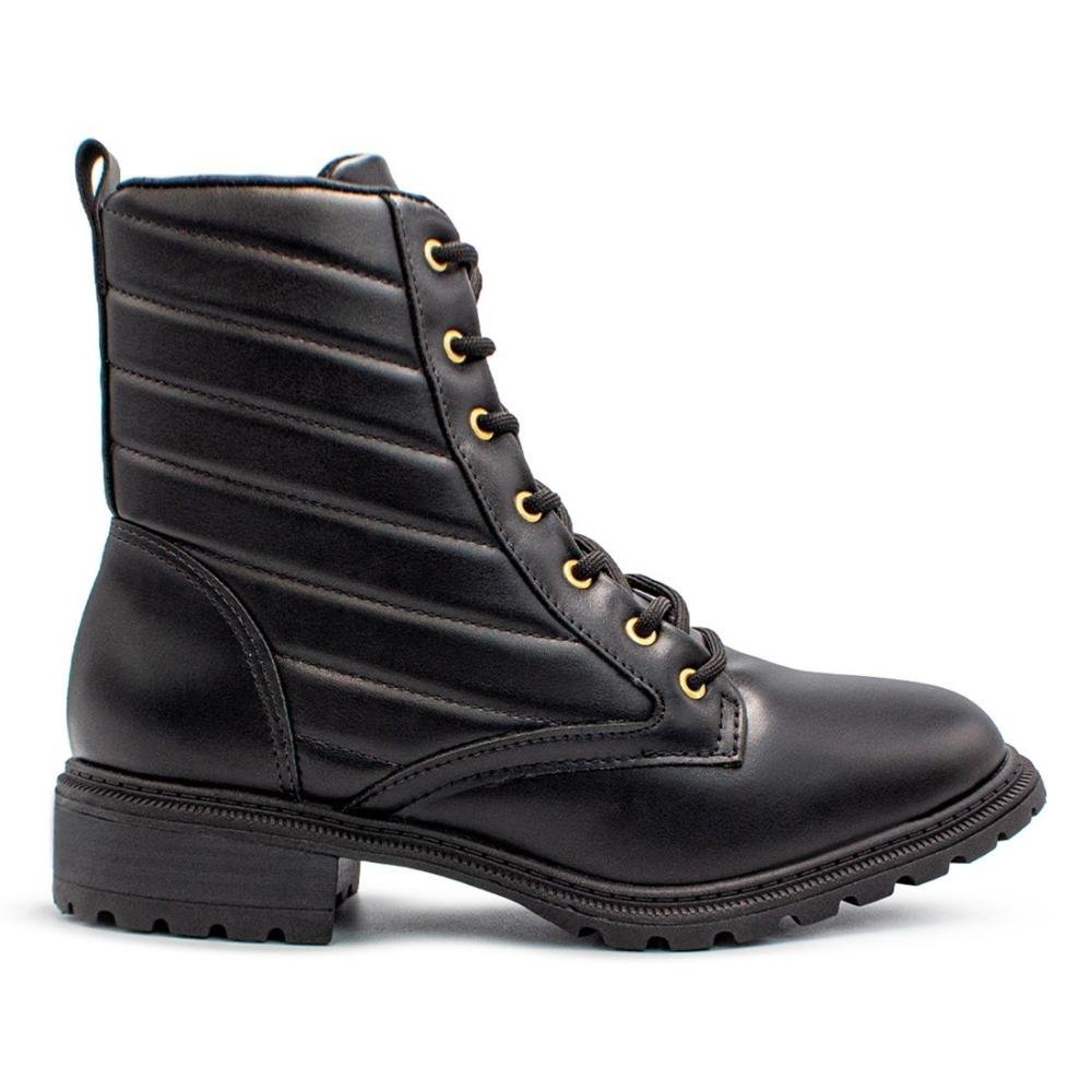 Bota Modare Feminina Napa Pele Strech Conforto 7074.103 Preto 1