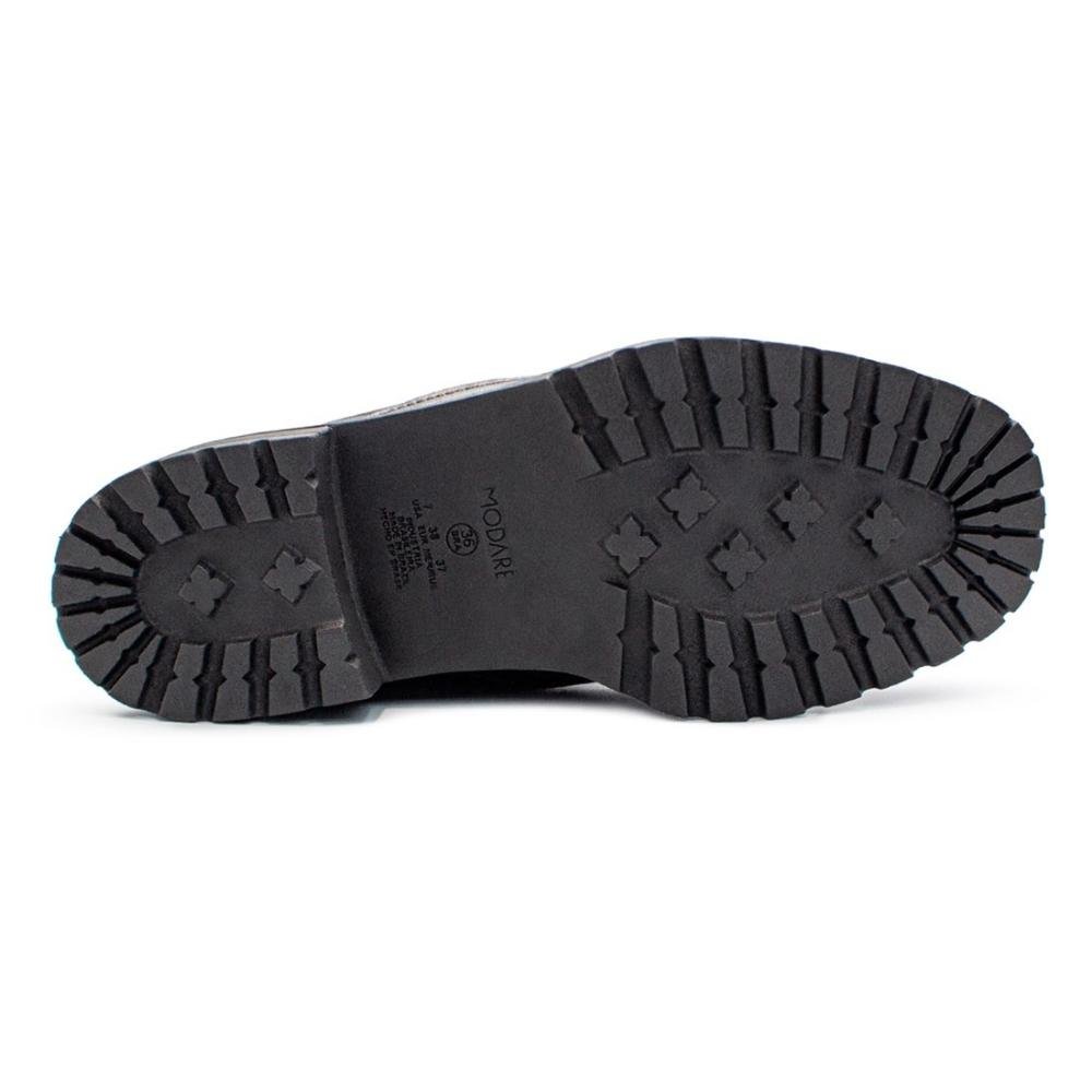 Bota Modare Feminina Napa Pele Strech Conforto 7074.103 Preto 5