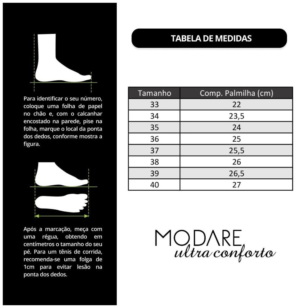 Bota Modare Feminina Napa Pele Strech Conforto 7074.103 Preto 6