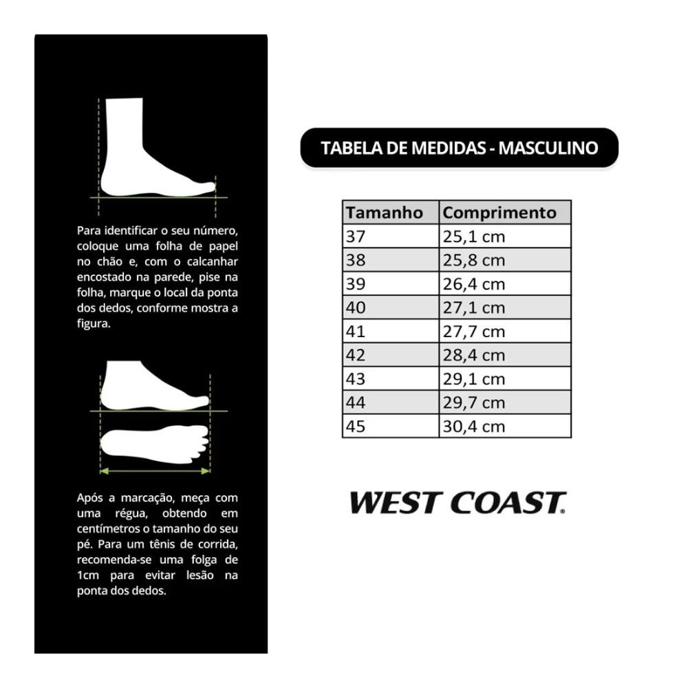Tênis West Coast Masculino WC 101 Branco 6