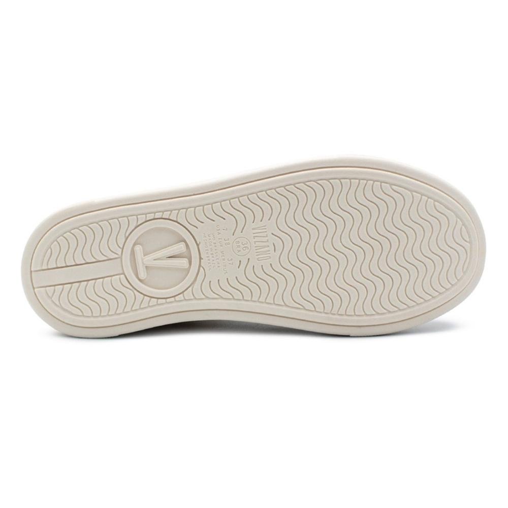 Tênis Vizzano Feminino Casual Tecido Tramado Belgica/Pelica 1339.332 Bege 5