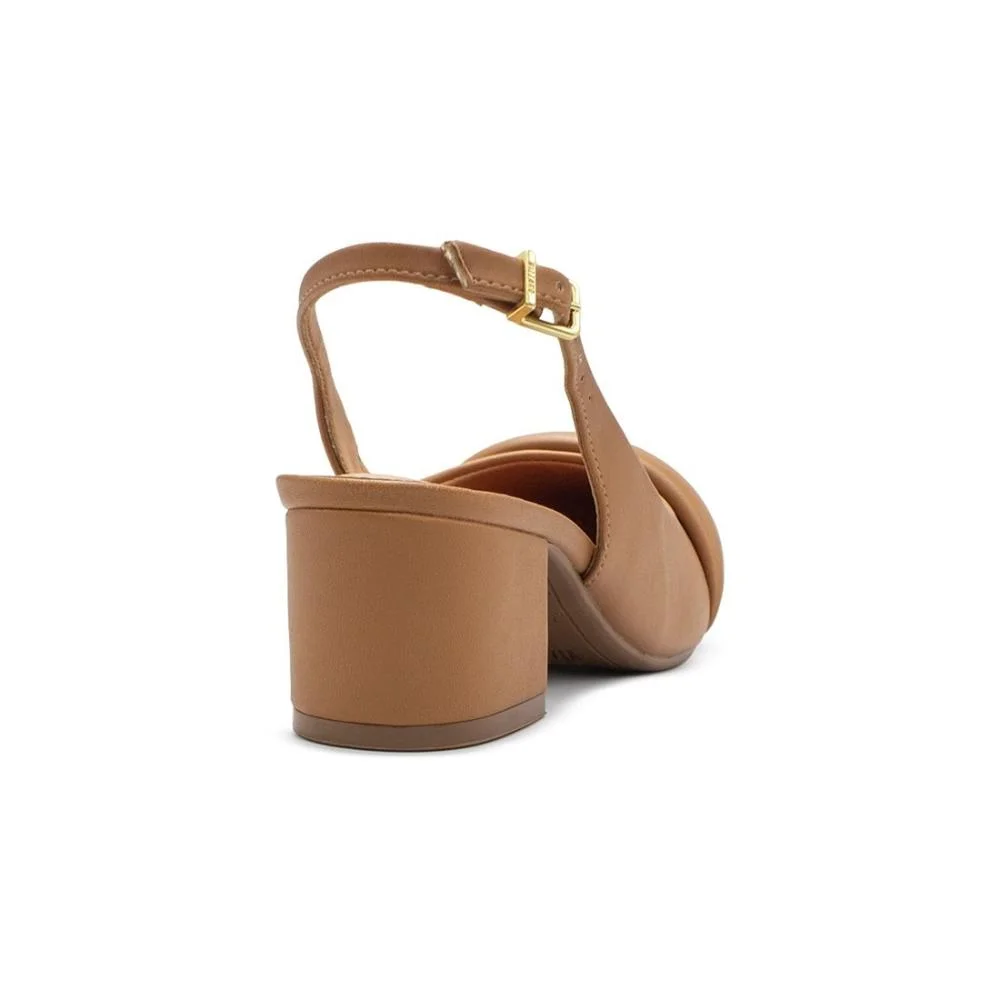 Sapato Vizzano Feminino Bico Fino Salto Bloco Casual 1220.365 Marrom 4