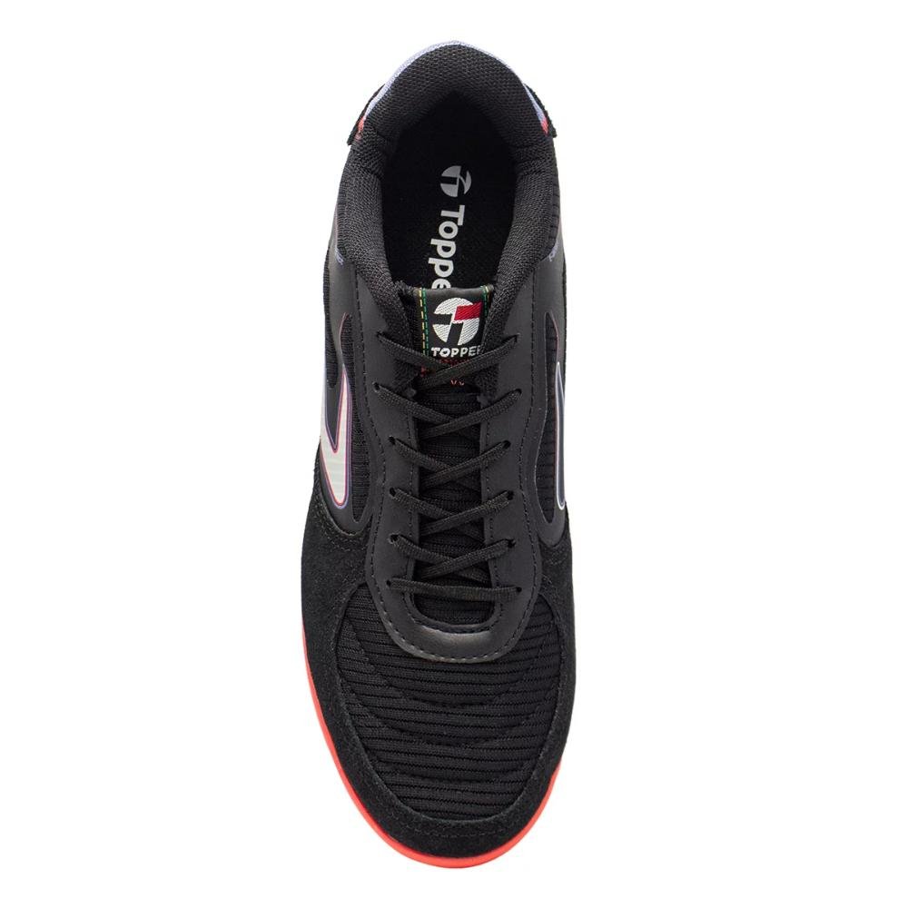 Chuteira Society Topper Letra IV Preto 4