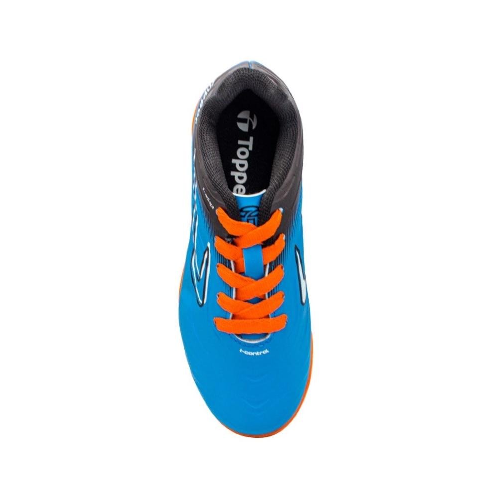 Chuteira Society Infantil Topper Forza III Azul 3