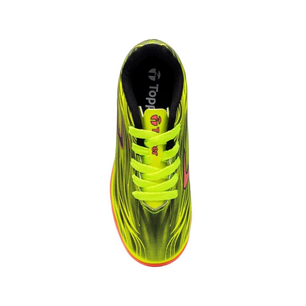 Chuteira Futsal Infantil Topper Slick V Amarelo 3