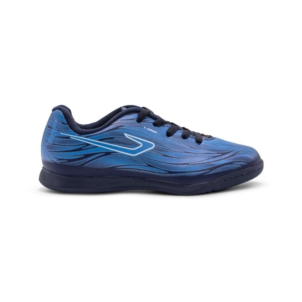 Chuteira Futsal Infantil Topper Slick V Azul 1