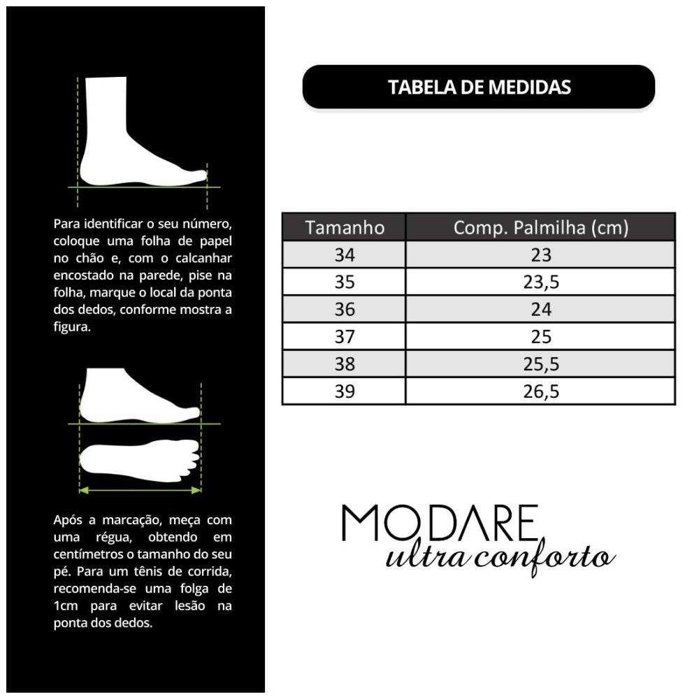 Tamanco Modare Feminino Metalizado Conforto Salto Anabela 7189.101 Dourado 6