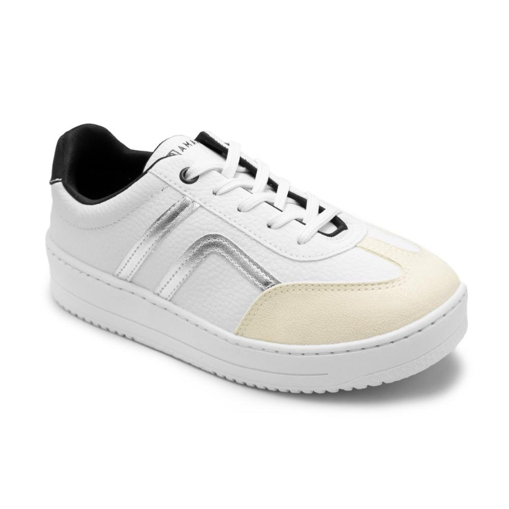 Tênis Ramarim Feminino SNK Flatform 24-91103 Branco 2