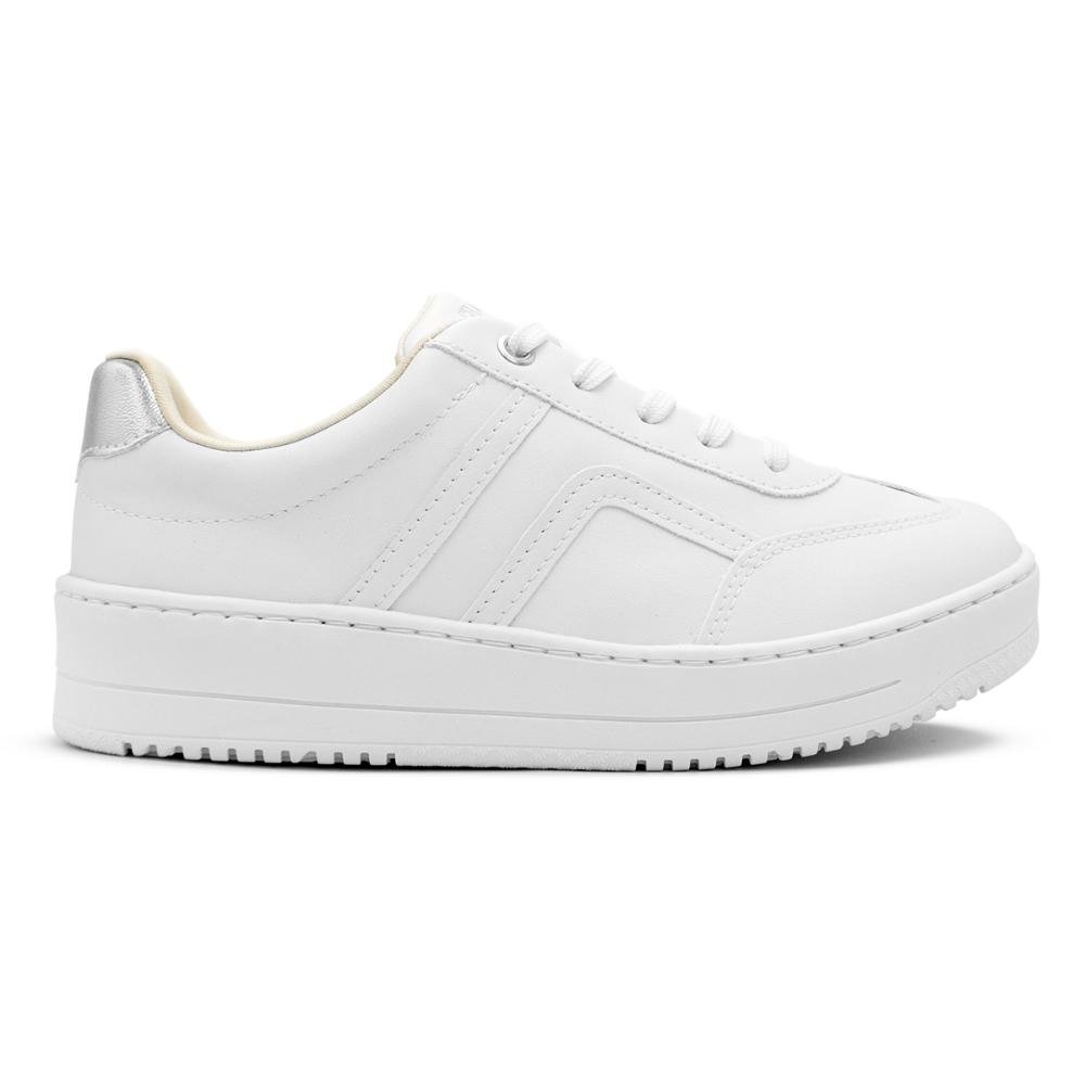 Tênis Ramarim Feminino SNK Flatform 24-91103 Branco 1