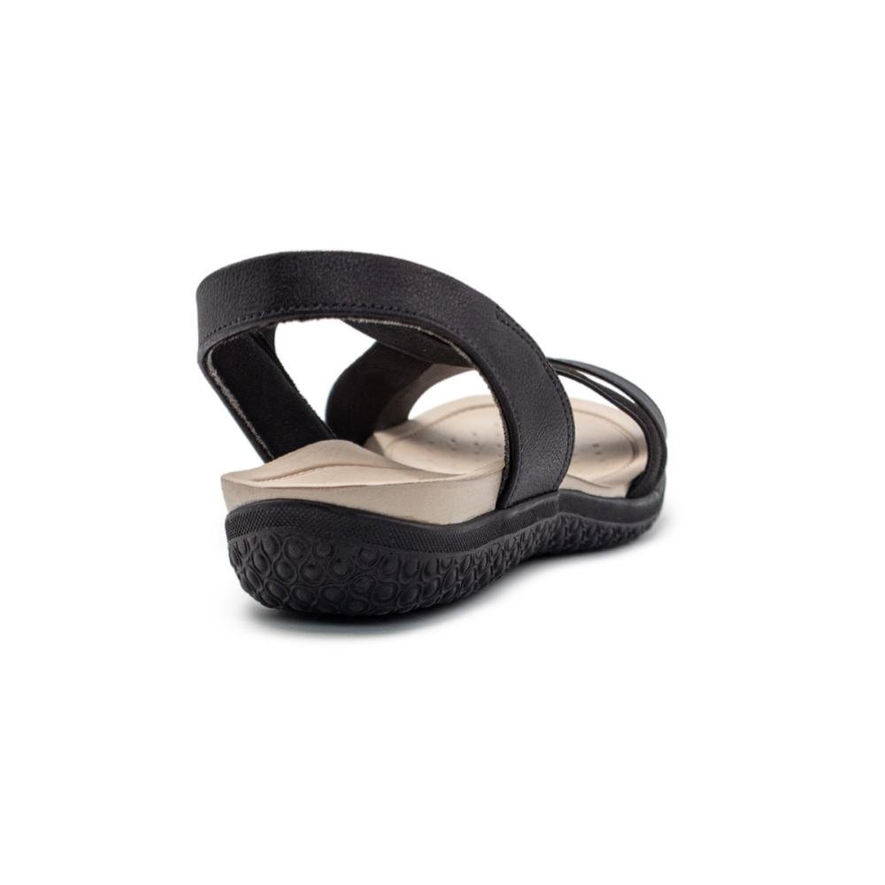 Sandália Modare Feminina Ultraconforto Elást Meer/Np Floa Nat/Np Sens Flex 7125.249 Preto 4
