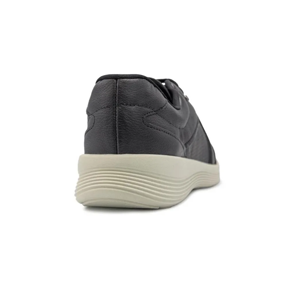 Tênis Usaflex Feminino Básico Couro e Elástico Conforto Casual UC0601 Preto 4