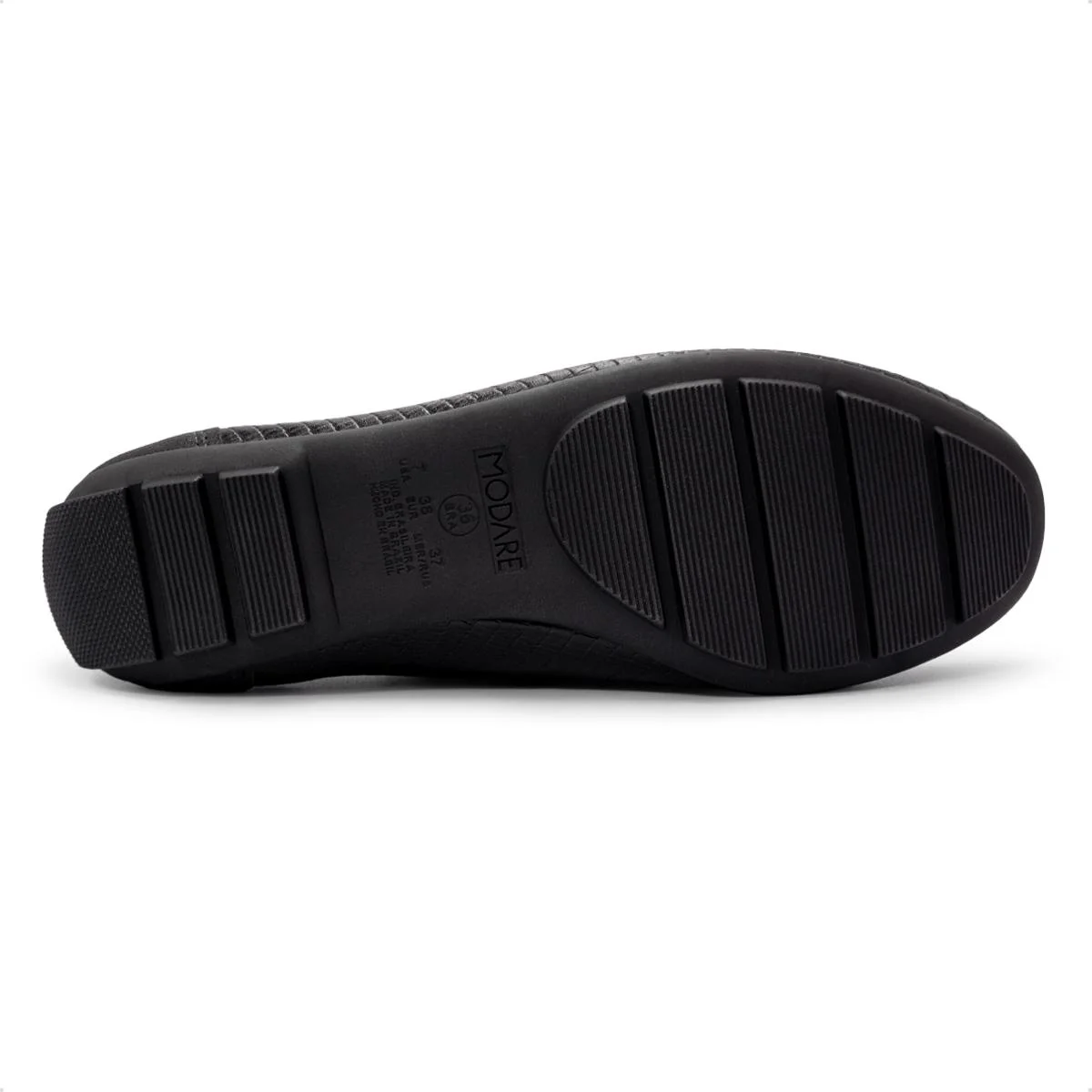 Mocassim Modare Feminino Napa Tresse Trentino/Napa Sense Flex 7035.646 Preto 5
