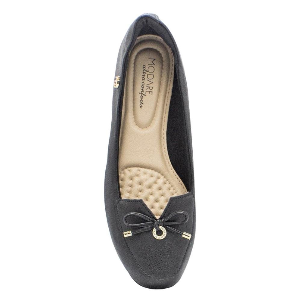 Sapatilha Modare Feminina Napa Floather Nature 7016.461 Preto 3
