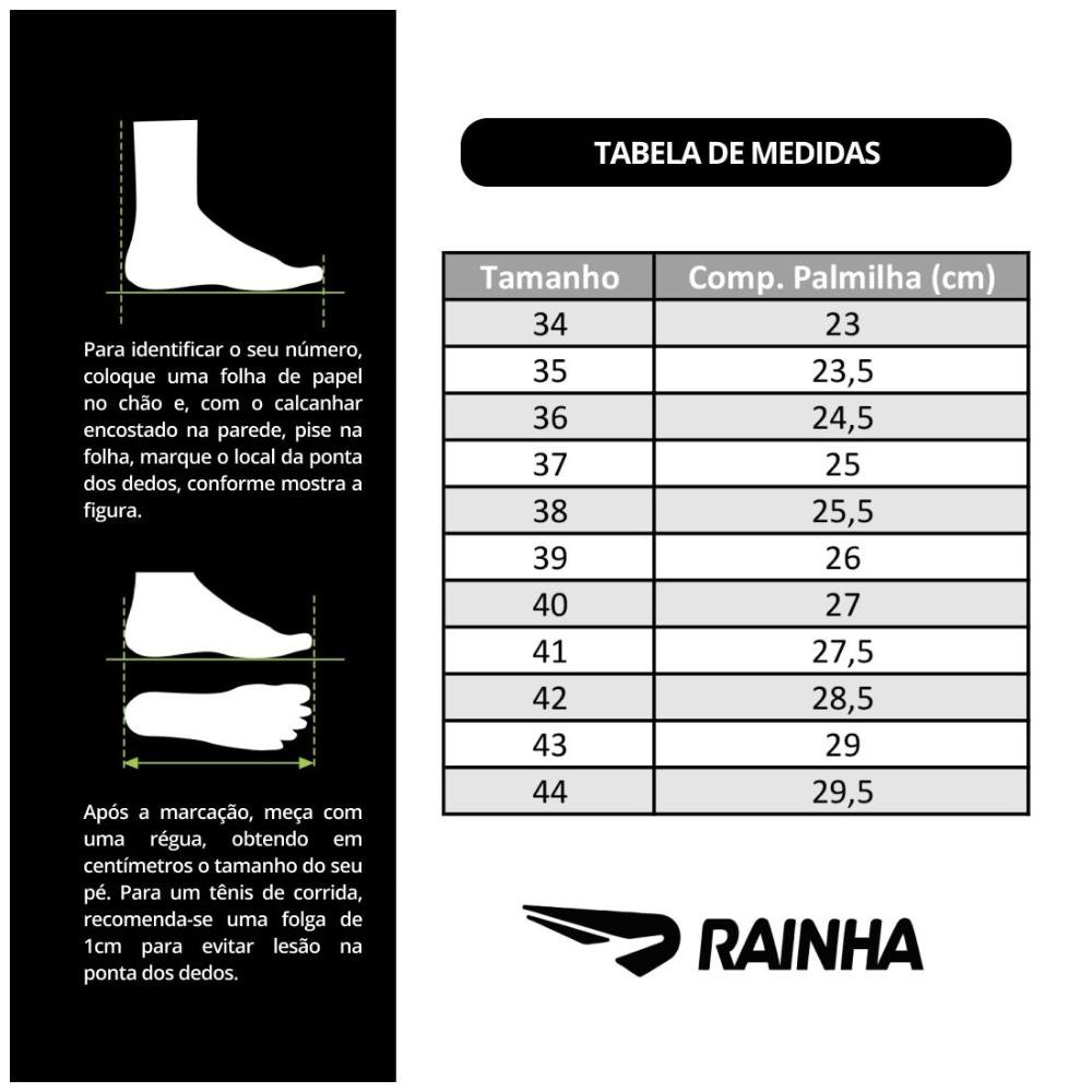 Tênis Rainha Masculino Blare Corrida Preto 6