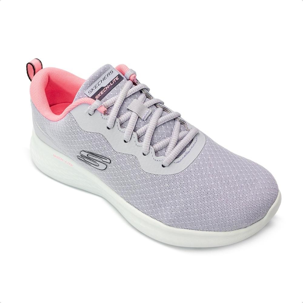 Tênis Skechers Feminino Skech-Lite Pro-Best Chance Treino Cinza/Rosa 2