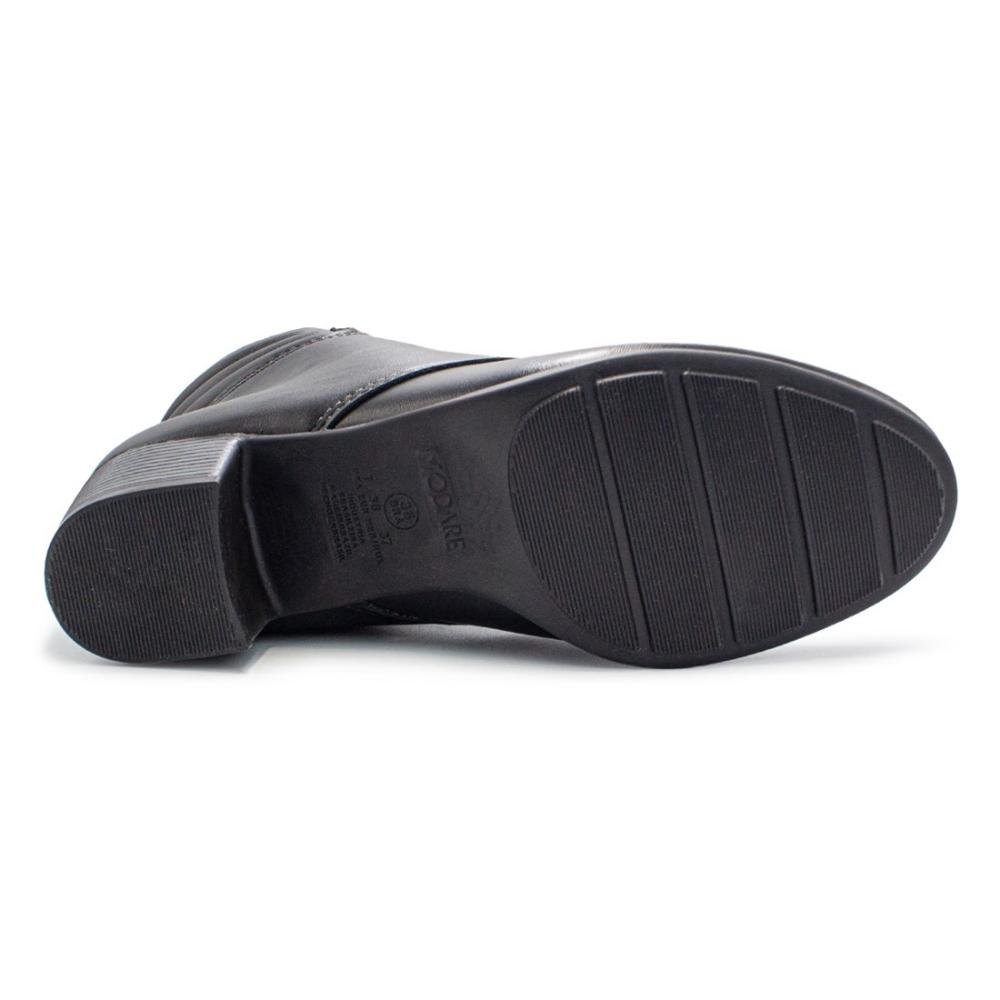 Bota Modare Feminina Napa Genebra/Pele Strech Salto Bloco 7072.103 Preto 5