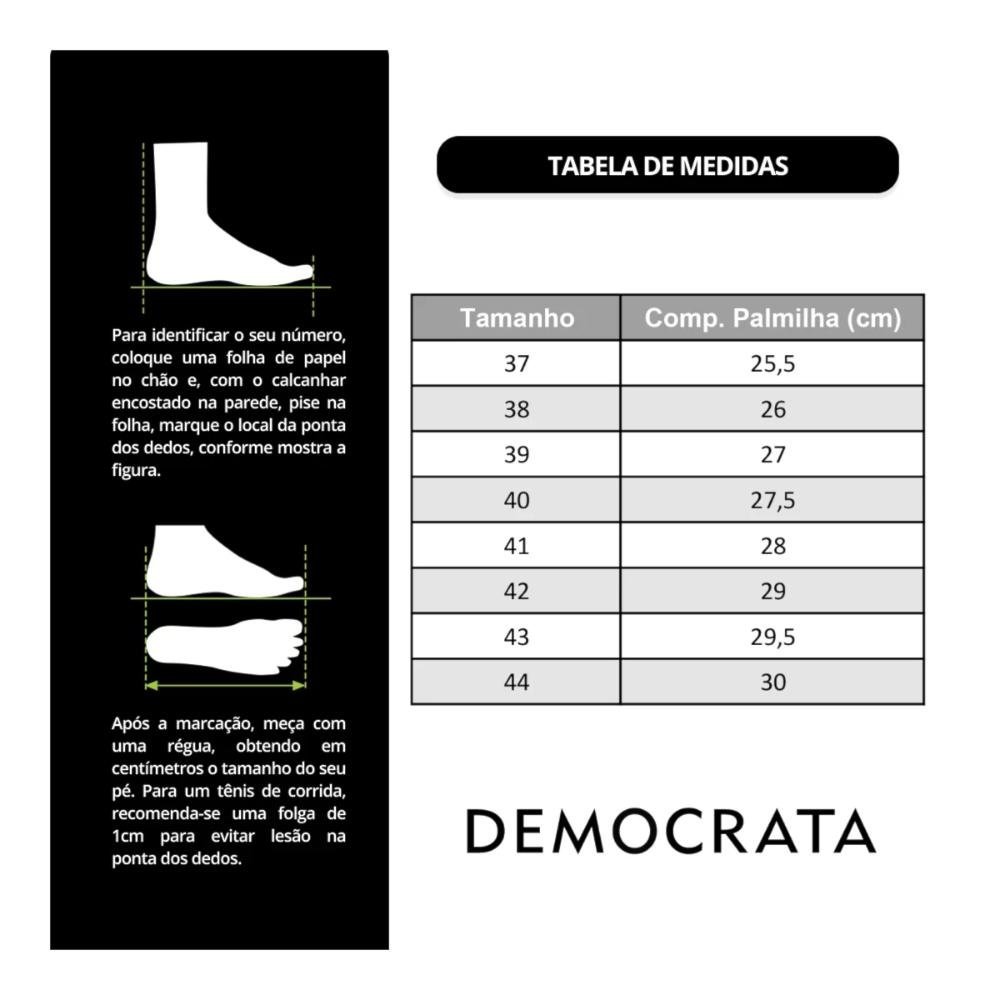 Tênis De Couro Democrata Masculino Denim Drake Pulse 600101 Branco/Cinza 5