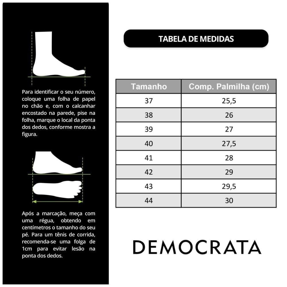 Tênis De Couro Democrata Masculino Denim Joe Ultra Light 526103 5