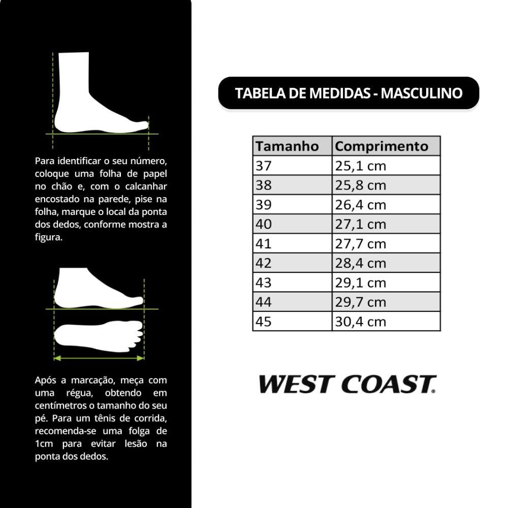 Tênis West Coast Masculino WC 74 Malibu Branco 6